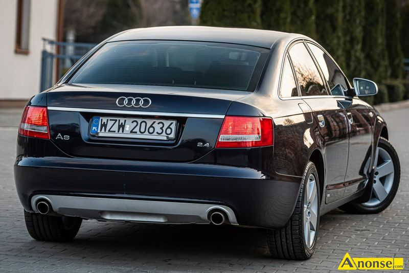 AUDI  A6, 2004r., 2.400cm3, 177KM , benzyna, sedan, 299.000km, granatowy, metalik,opis dodatkowy: a - image 2 - anonse.com