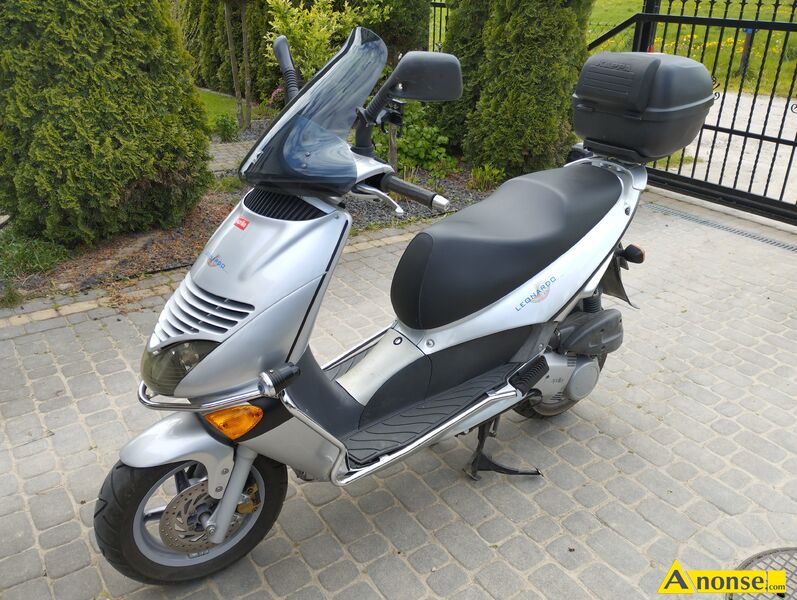 APRILIA  LEONARDO , 1997r., 125, 12KM, 17.132km, szary, skuter,opis dodatkowy: Skuter Aprilia leona - image 0 - anonse.com