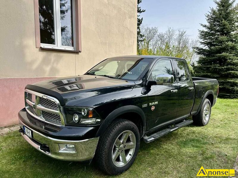 DODGE  RAM, 2010r./XII, 5.700cm3, 400KM , benzyna, pick-up, 297.000km, czarny, metalik,opis dodatko - image 0 - anonse.com