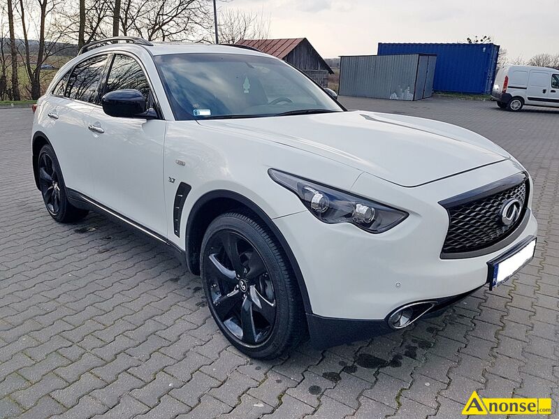 INFINITI  QX70, 2017r./XII, 3.700cm3, 320KM , benzyna, hatchback, 33.000mil, biay, pera,bezpiecze - image 0 - anonse.com