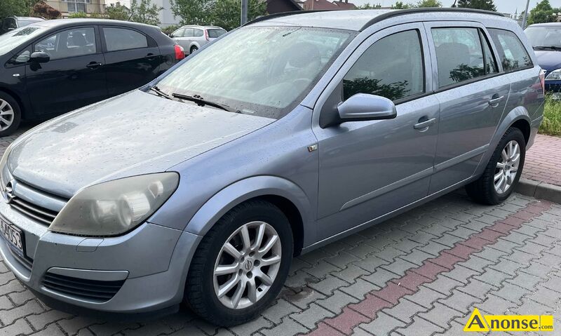 OPEL  ASTRA, 2005r./VII, 1.395cm3 , benzyna, kombi, 205.090km, srebrny, metalik,bezpieczestwo: pod - image 0 - anonse.com