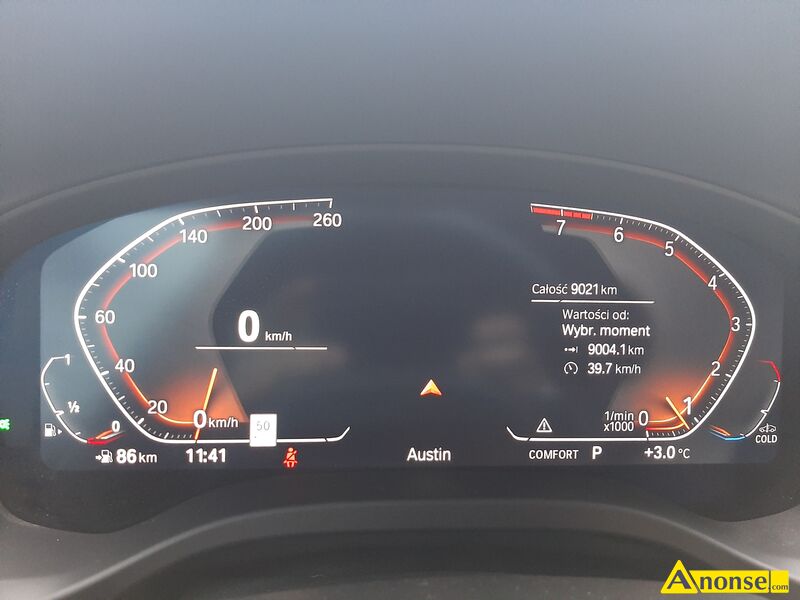 BMW  X3, 2022r., 1.998cm3, 252KM , benzyna, 9.250km, biay, metalik,bezpieczestwo: autoalarm, podu - image 4 - anonse.com
