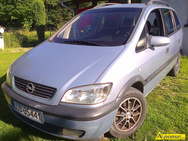 OPEL  ZAFIRA, 2001r., 1.995cm3, 314.000km, srebrny,bezpieczestwo: poduszki powietrzne, immobiliser - image 0 - anonse.com