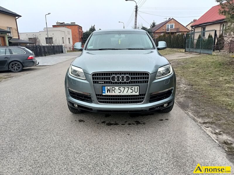 AUDI  Q7, 2007r./XI, 2.995cm3, 233KM, 16V , turbo diesel + intercooler, van, 270.000km, srebrny, pe - image 7 - anonse.com