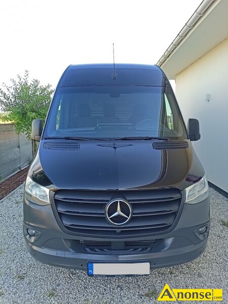 MERCEDES  SPRINTER, 2021r./XII, 2.000cm3, 170KM , diesel, 55.000km, czarny, furgon blaszany,bezpiec - image 6 - anonse.com