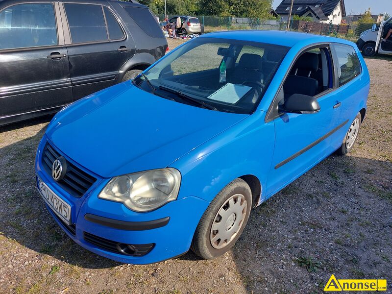 VW  POLO, 2006r., 1.400cm3, 90KM , diesel, hatchback, 412.000km, niebieski, metalik,bezpieczestwo: - image 0 - anonse.com