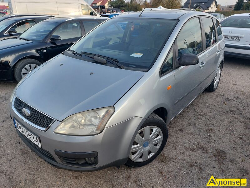 FORD  FOCUS C-MAX, 2004r., 1.800cm3, 130KM , diesel, hatchback, 224.000km, srebrny, metalik,bezpiec - image 0 - anonse.com