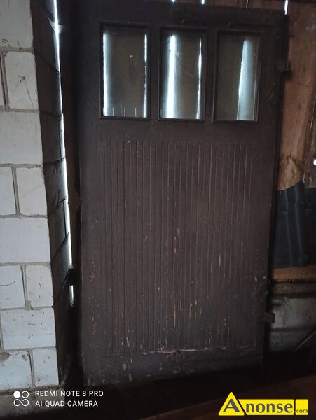 DWUTEOWNIK ,opis dodatkowy: gara�owe, drewniane dwuskrzyd�owe o wym. 2,10x2,20m, na zawiasach kowal - image 0 - anonse.com